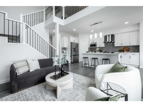 22 Belgian Court, Cochrane, AB - Indoor Photo Showing Living Room