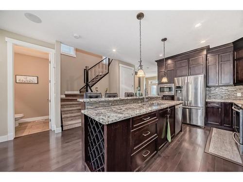 1620 17 Avenue Nw, Calgary, AB - Indoor Photo Showing Kitchen With Stainless Steel Kitchen With Upgraded Kitchen