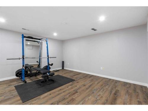 131A Ranch Glen Place Nw, Calgary, AB - Indoor Photo Showing Gym Room