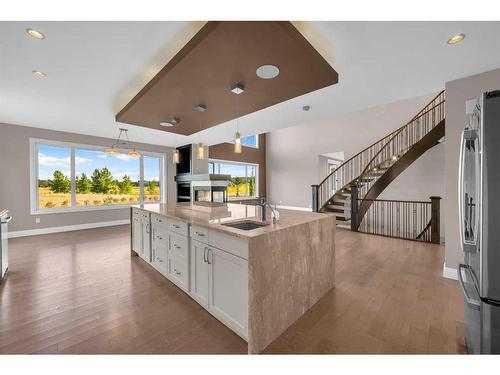 16053 243 Avenue East, Rural Foothills County, AB - Indoor Photo Showing Kitchen