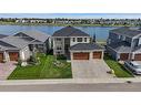 43 Lakes Estates Circle, Strathmore, AB  - Outdoor With Body Of Water With Facade 