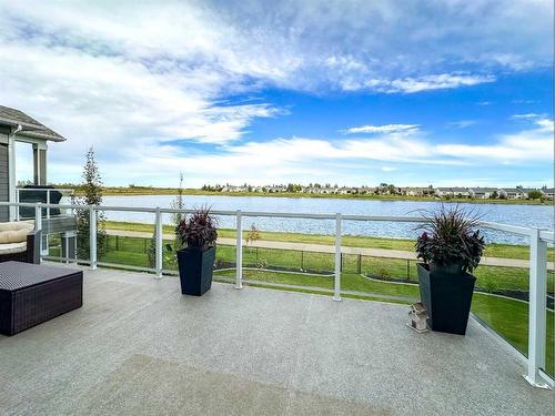 43 Lakes Estates Circle, Strathmore, AB - Outdoor With Body Of Water With View