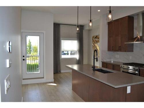 94 Les Jardins Park Se, Calgary, AB - Indoor Photo Showing Kitchen With Upgraded Kitchen