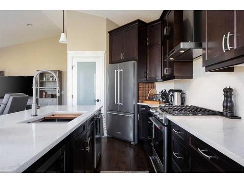 120 Dixon Road, Fort Mcmurray, AB - Indoor Photo Showing Kitchen With Double Sink With Upgraded Kitchen