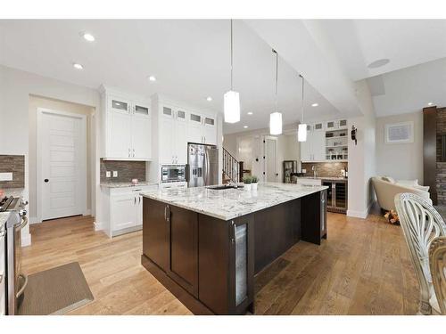 59 Evansridge View Nw, Calgary, AB - Indoor Photo Showing Kitchen With Double Sink With Upgraded Kitchen