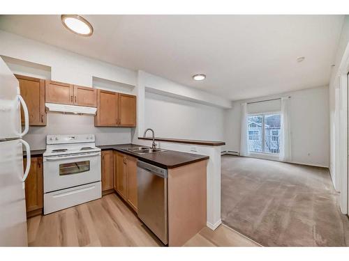 8316-70 Panamount Drive Nw, Calgary, AB - Indoor Photo Showing Kitchen With Double Sink