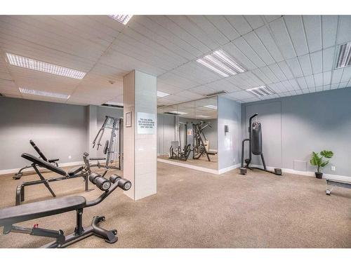 1708-4944 Dalton Drive Nw, Calgary, AB - Indoor Photo Showing Gym Room