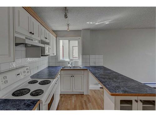 203-126 24 Avenue Sw, Calgary, AB - Indoor Photo Showing Kitchen With Double Sink