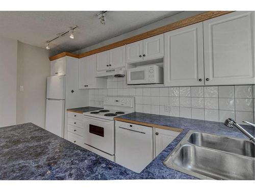 203-126 24 Avenue Sw, Calgary, AB - Indoor Photo Showing Kitchen With Double Sink