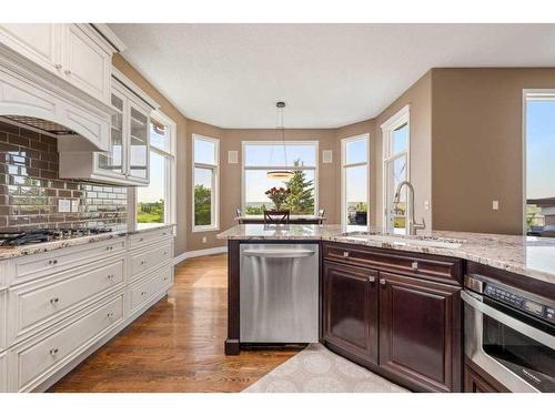 43 Palomino Boulevard, Rural Rocky View County, AB - Indoor Photo Showing Kitchen With Upgraded Kitchen