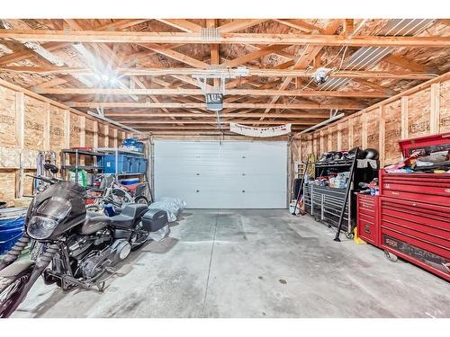 122 Silverado Range View Sw, Calgary, AB - Indoor Photo Showing Garage