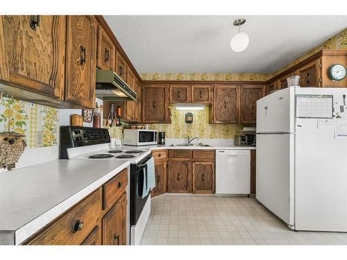 56-10910 Bonaventure Drive Se, Calgary, AB - Indoor Photo Showing Kitchen With Double Sink