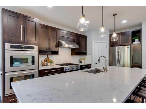 7866 Springbank Way Sw, Calgary, AB - Indoor Photo Showing Kitchen With Upgraded Kitchen