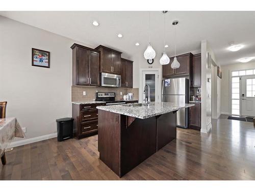 113 Redstone Park Ne, Calgary, AB - Indoor Photo Showing Kitchen With Stainless Steel Kitchen With Upgraded Kitchen