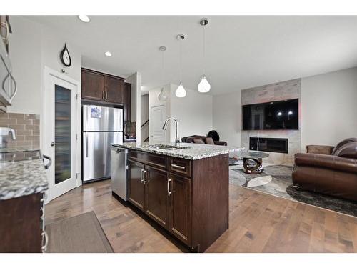 113 Redstone Park Ne, Calgary, AB - Indoor Photo Showing Kitchen With Stainless Steel Kitchen With Upgraded Kitchen