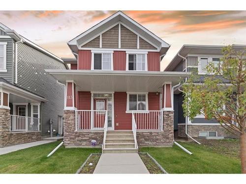 113 Redstone Park Ne, Calgary, AB - Outdoor With Deck Patio Veranda With Facade