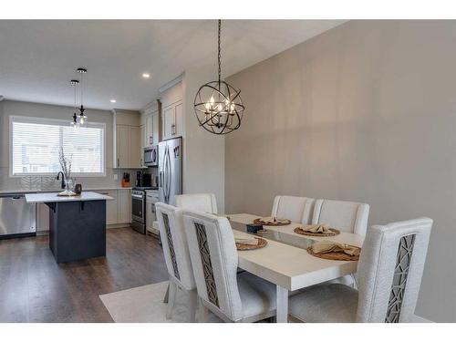 493 West Lakeview Drive, Chestermere, AB - Indoor Photo Showing Dining Room