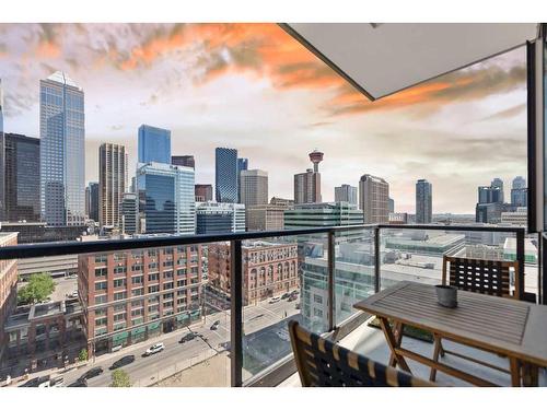 1203-310 12 Avenue Sw, Calgary, AB - Outdoor With Balcony With View