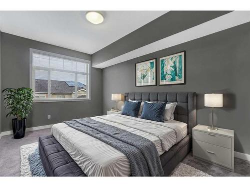 304-28 Auburn Bay Link Se, Calgary, AB - Indoor Photo Showing Bedroom