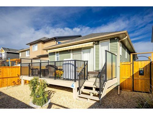 16 Emberside Green, Cochrane, AB - Outdoor With Deck Patio Veranda With Exterior