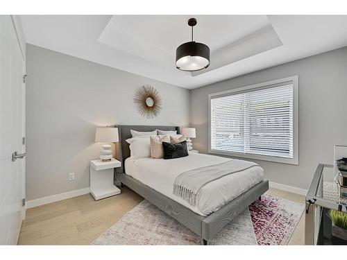 196 Crimson Ridge Place Nw, Calgary, AB - Indoor Photo Showing Bedroom