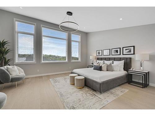 196 Crimson Ridge Place Nw, Calgary, AB - Indoor Photo Showing Bedroom