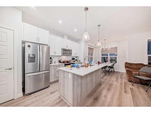 502-137 Red Embers Link Ne, Calgary, AB - Indoor Photo Showing Kitchen With Stainless Steel Kitchen With Upgraded Kitchen