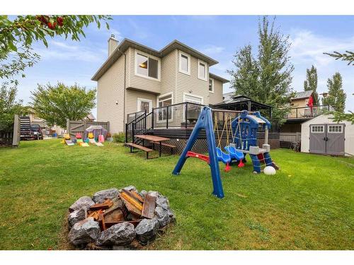 124 Willowmere Way Nw, Chestermere, AB - Outdoor With Backyard With Exterior