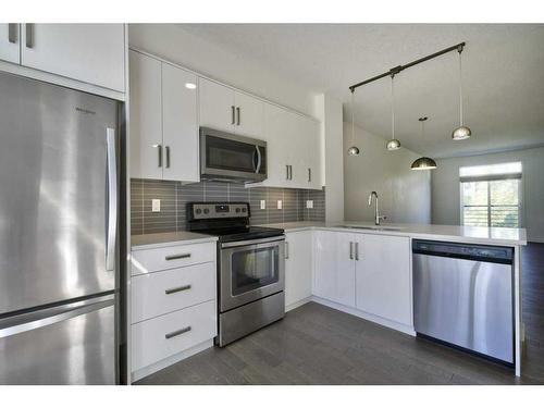 164 Walden Path Se, Calgary, AB - Indoor Photo Showing Kitchen With Stainless Steel Kitchen With Upgraded Kitchen