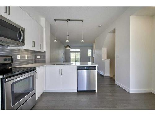 164 Walden Path Se, Calgary, AB - Indoor Photo Showing Kitchen With Stainless Steel Kitchen With Upgraded Kitchen