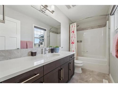 53 Sundown Grove, Cochrane, AB - Indoor Photo Showing Bathroom