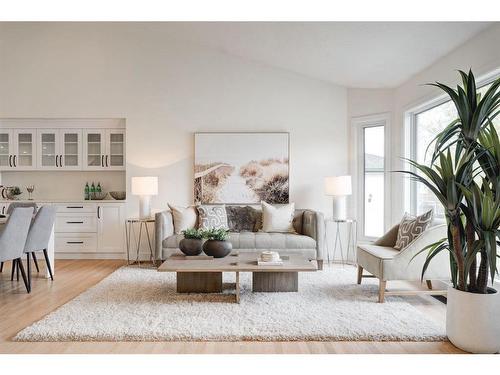 14 West Hall Place, Cochrane, AB - Indoor Photo Showing Living Room