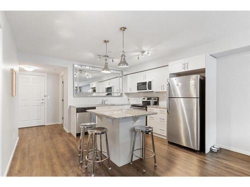 2302-99 Copperstone Park Se, Calgary, AB - Indoor Photo Showing Kitchen With Upgraded Kitchen