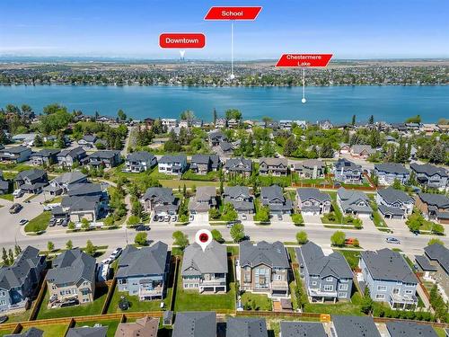 164 Kinniburgh Boulevard, Chestermere, AB - Outdoor With Body Of Water With View