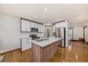 466 Bridlemeadows Common Sw, Calgary, AB  - Indoor Photo Showing Kitchen With Stainless Steel Kitchen With Upgraded Kitchen 