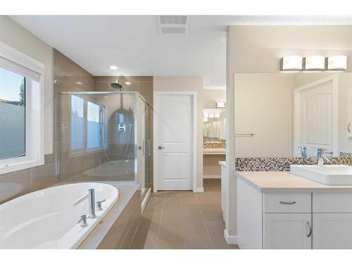 17 Riviera Place, Cochrane, AB - Indoor Photo Showing Bathroom