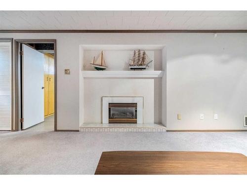 9640 Alcott Road Se, Calgary, AB - Indoor With Fireplace