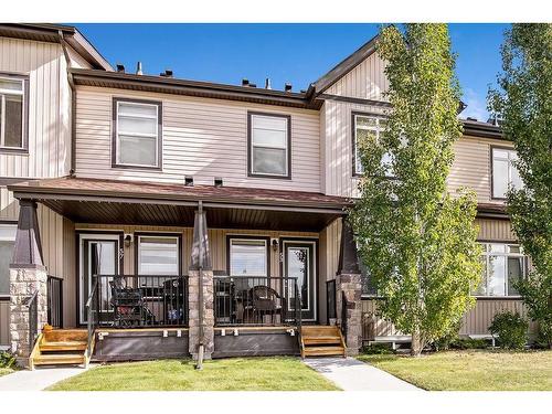 53 Copperpond Landing Se, Calgary, AB - Outdoor With Deck Patio Veranda With Facade