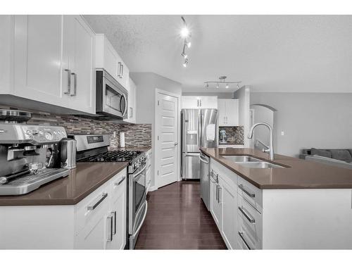 29 Evansridge Place Nw, Calgary, AB - Indoor Photo Showing Kitchen With Double Sink With Upgraded Kitchen