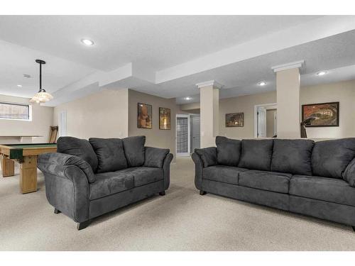 492 Silvergrove Gardens Nw, Calgary, AB - Indoor Photo Showing Living Room