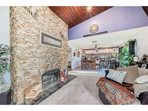 13000 84 Street Se, Calgary, AB - Indoor Photo Showing Living Room With Fireplace