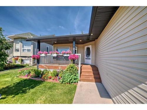 526 Carriage Lane Drive, Carstairs, AB - Outdoor With Deck Patio Veranda