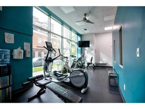 606-836 15 Avenue Sw, Calgary, AB - Indoor Photo Showing Gym Room