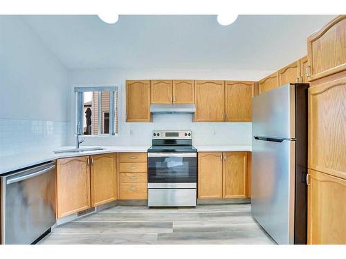 7746 Laguna Way Ne, Calgary, AB - Indoor Photo Showing Kitchen With Stainless Steel Kitchen