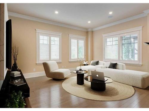 1-420 8 Street Nw, Calgary, AB - Indoor Photo Showing Living Room