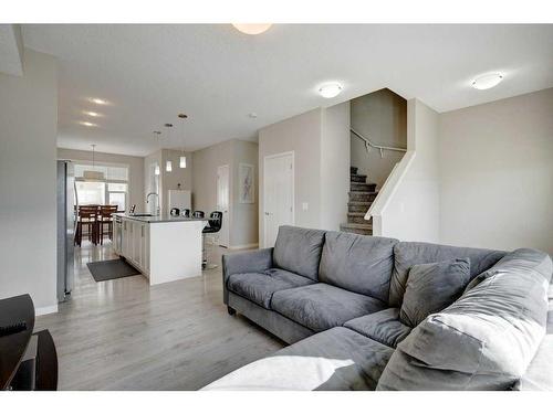 207 New Brighton Walk Se, Calgary, AB - Indoor Photo Showing Living Room