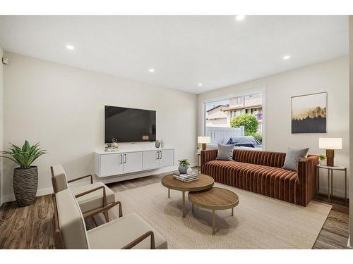 513-200 Brookpark Drive Sw, Calgary, AB - Indoor Photo Showing Living Room