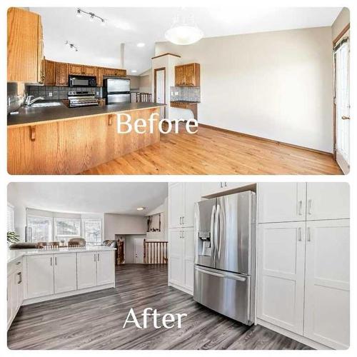 134 Bow Ridge Court, Cochrane, AB - Indoor Photo Showing Kitchen