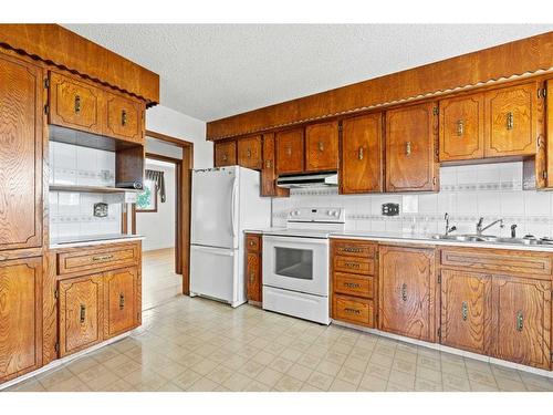 16 Trafford Place Nw, Calgary, AB - Indoor Photo Showing Kitchen With Double Sink