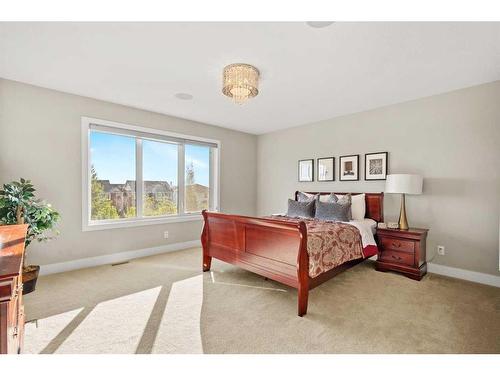 311 Silverado Crest Landing Sw, Calgary, AB - Indoor Photo Showing Bedroom